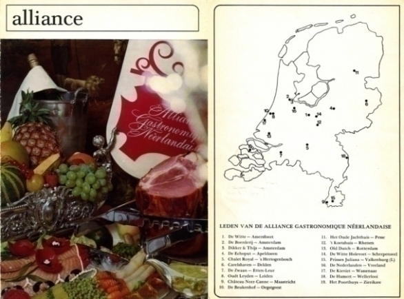 Alliance Gastronomique Néerlandaise 1967