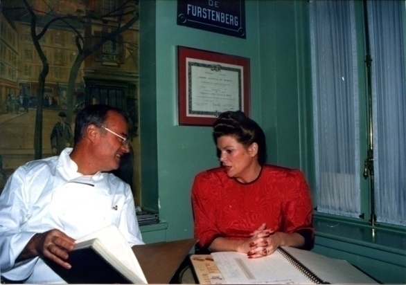 André Soltner, chef and proprietor of Manhattan's legendary French restaurant Lutèce en Ine Droogh-Goossens